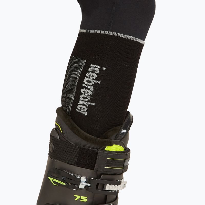 Шкарпетки лижні чоловічі icebreaker Merino Ski+ Ultralight OTC black/ether/graphite 4