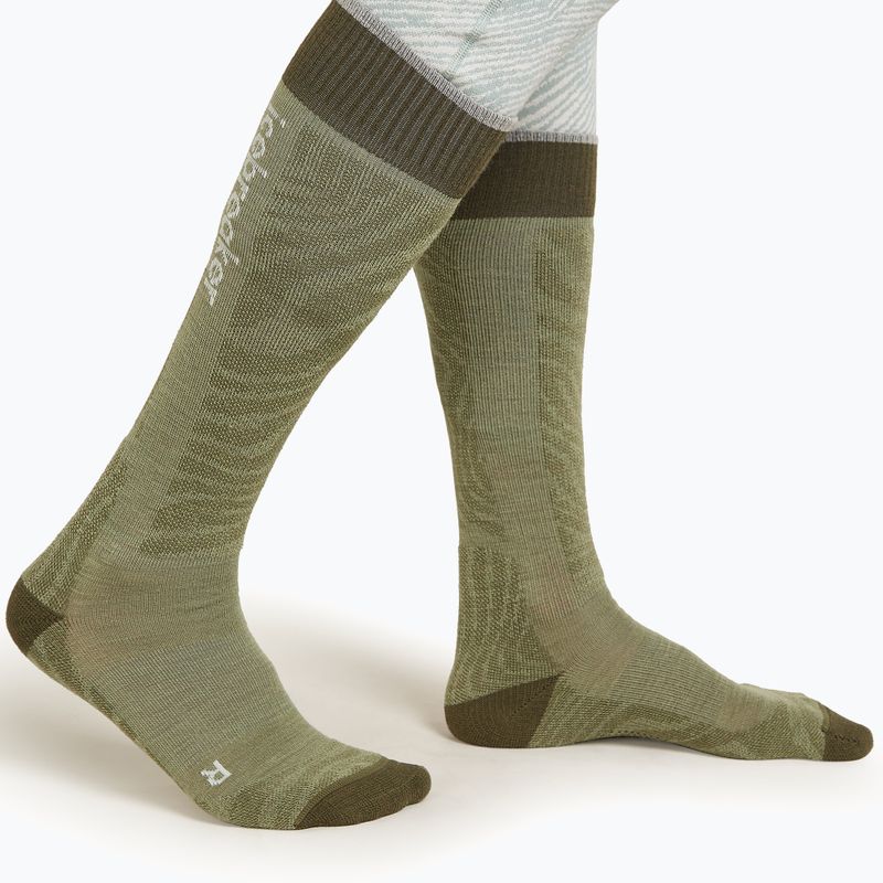 Шкарпетки лижні чоловічі icebreaker Merino Ski+ Ultralight OTC port/blaze 2