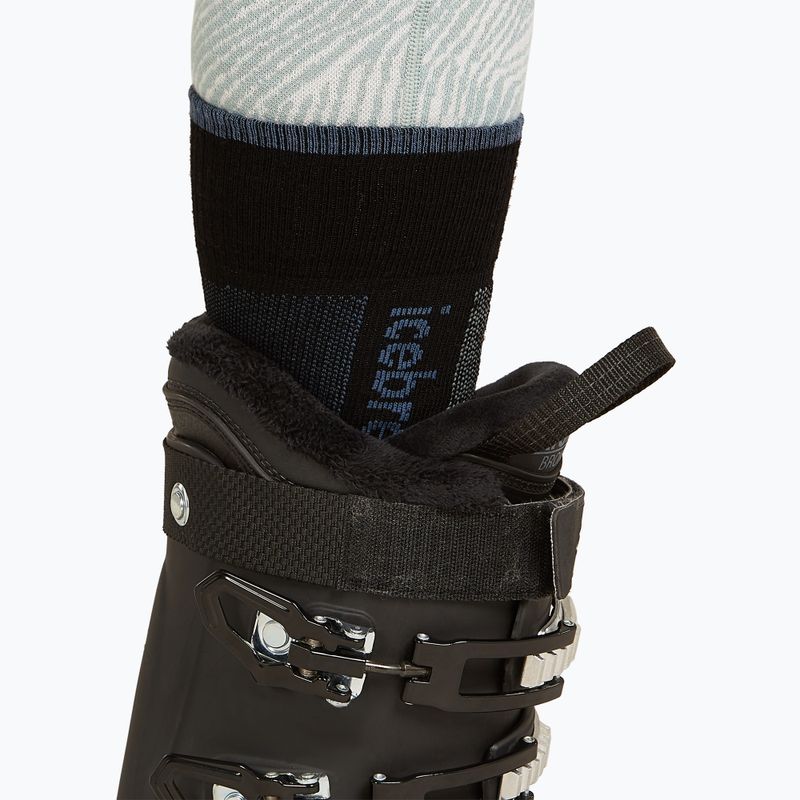 Шкарпетки гірськолижні жіночі Icebreaker Merino Ski+ Light OTC black/dawn/graphite 4