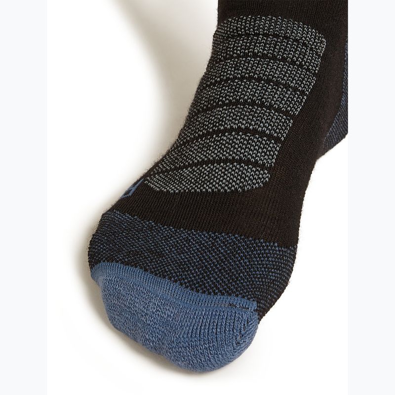 Шкарпетки лижні жіночі icebreaker Merino Ski+ Ultralight OTC black/dawn/graphite 3