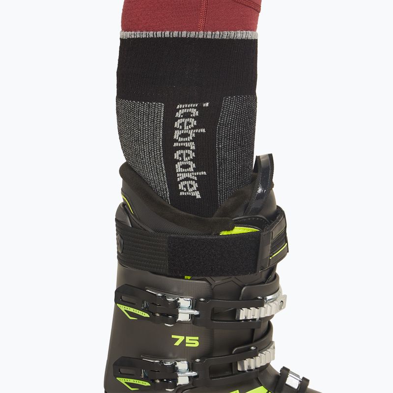 Шкарпетки гірськолижні чоловічі Icebreaker Merino Ski+ Medium OTC black/ether/grahite 6