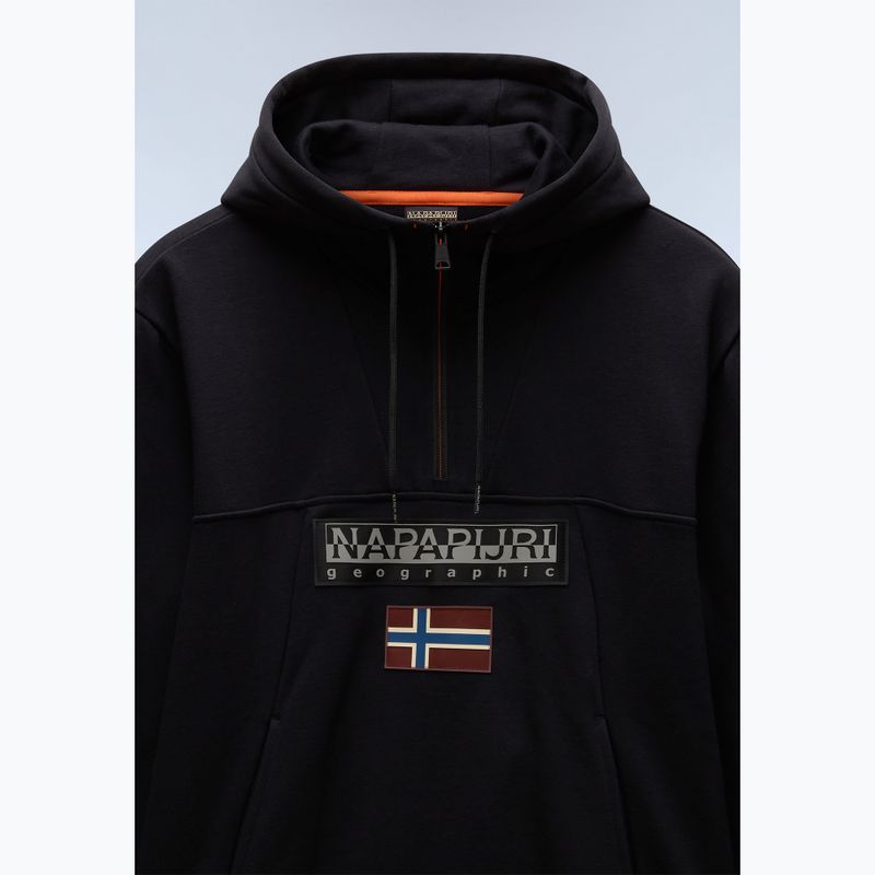 Кофта чоловіча Napapijri Burgee Half Zip Hooded 2.0 black 041 7