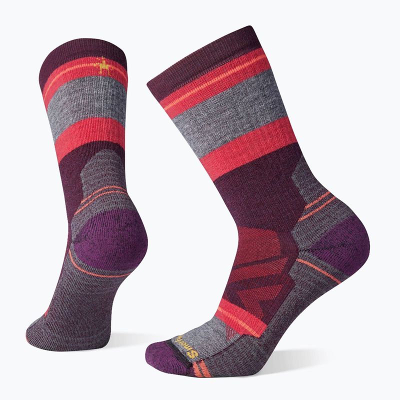 Шкарпетки для трекінгу Smartwool Hike Full Cushion Saturnsphere Crew bordeaux SW001584591 4