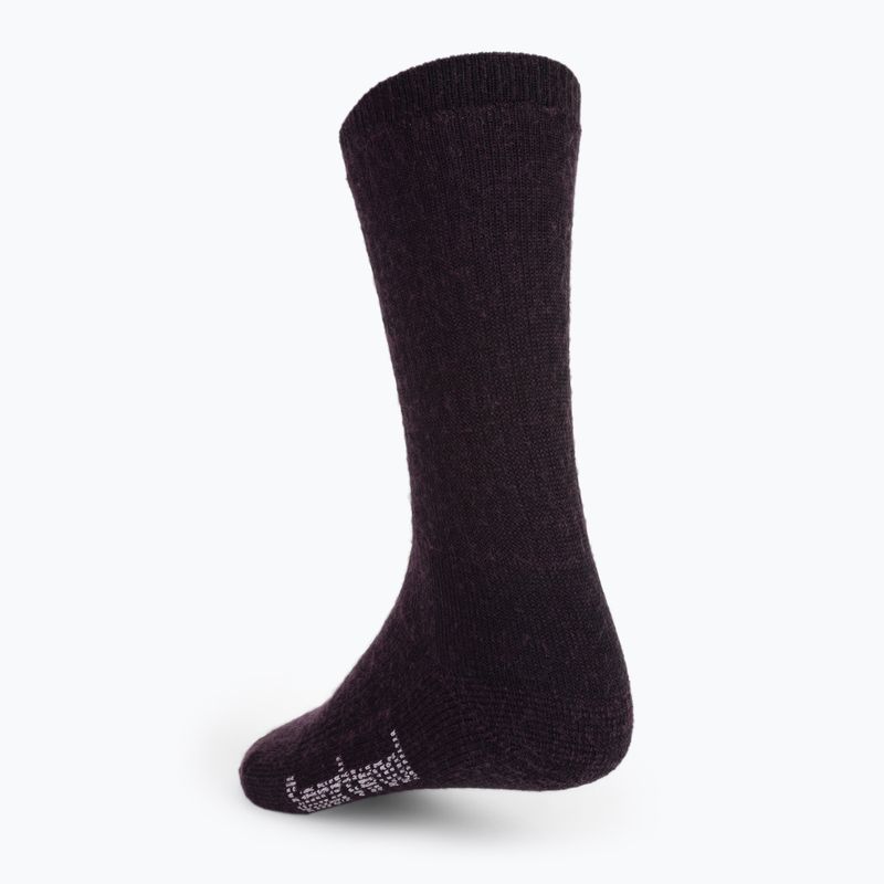 Шкарпетки для трекінгу Smartwool Hike Classic Edition Full Cushion Solid Crew бордові SW001648590 2