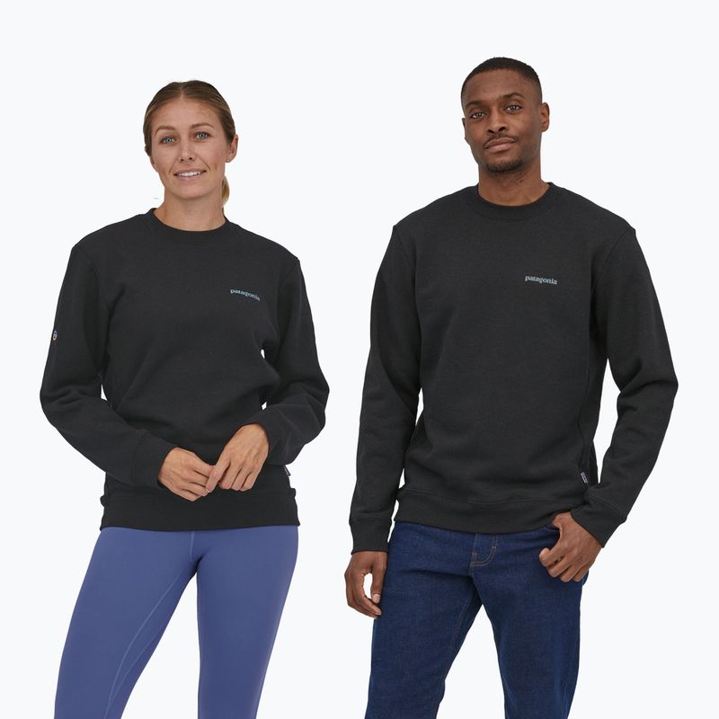 Кофта Patagonia Fitz Roy Icon Uprisal Crew ink black 2