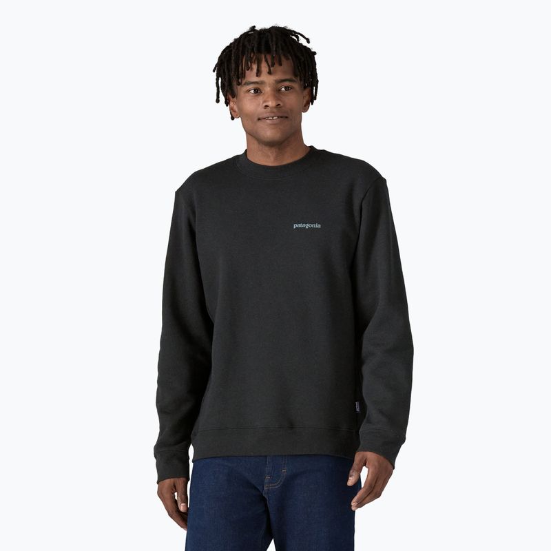 Кофта Patagonia Fitz Roy Icon Uprisal Crew ink black 5