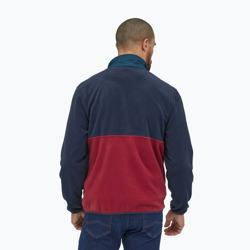 Кофта флісова чоловіча Patagonia Microdini 1/2 Zip P/O wax red 2