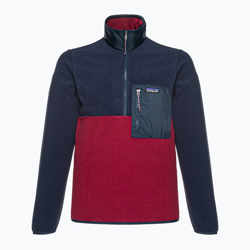 Кофта флісова чоловіча Patagonia Microdini 1/2 Zip P/O wax red 3