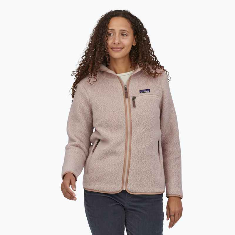 Кофта флісова жіноча Patagonia Retro Pile Hoody shroom taupe