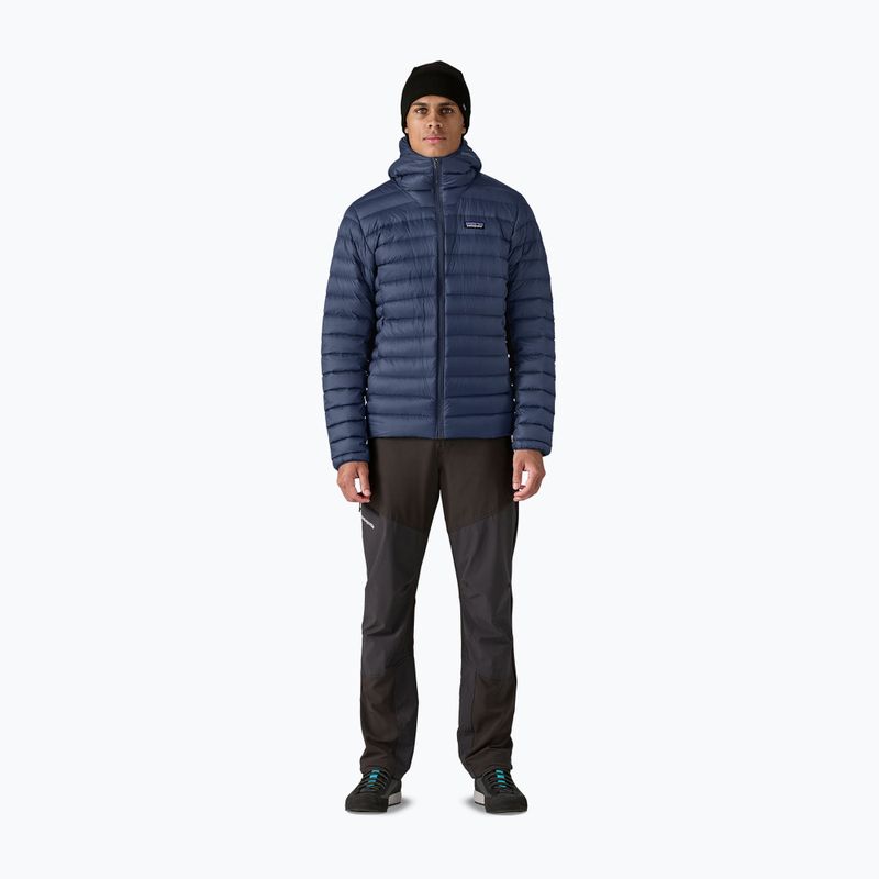 Пуховик чоловічий Patagonia Down Sweater Hoody new navy 2