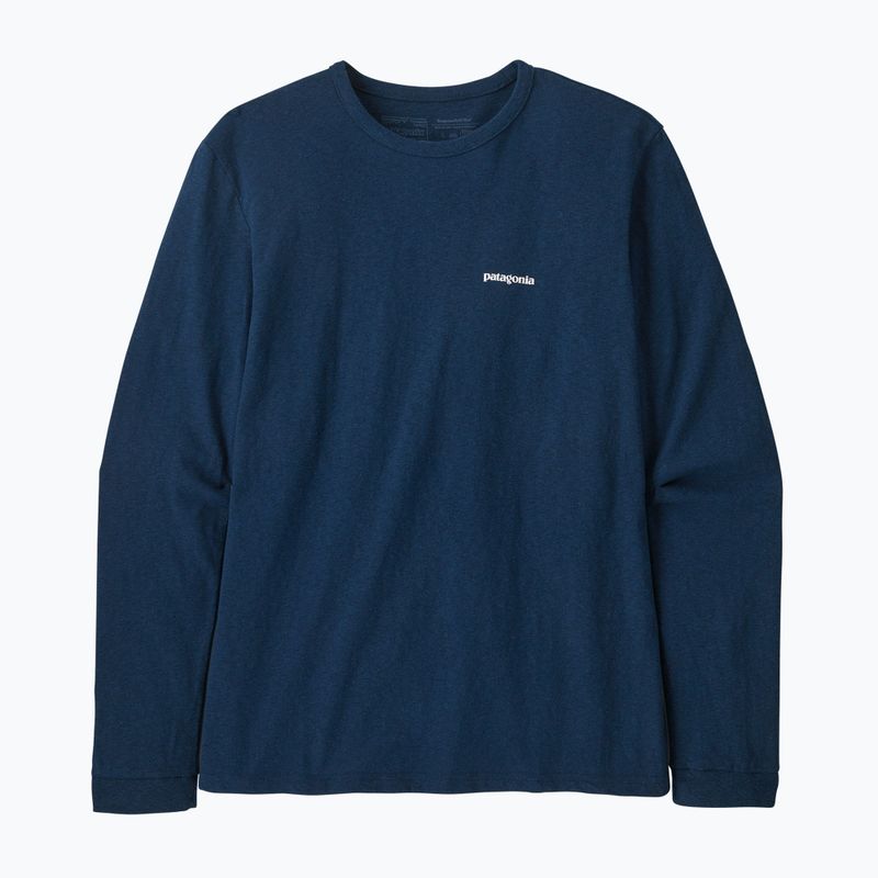 Футболка трекінгова жіноча Patagonia P-6 Logo Responsibili-Tee LS tidepool blue 8