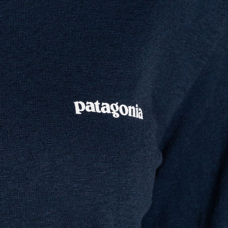 Футболка трекінгова жіноча Patagonia P-6 Logo Responsibili-Tee LS tidepool blue 5