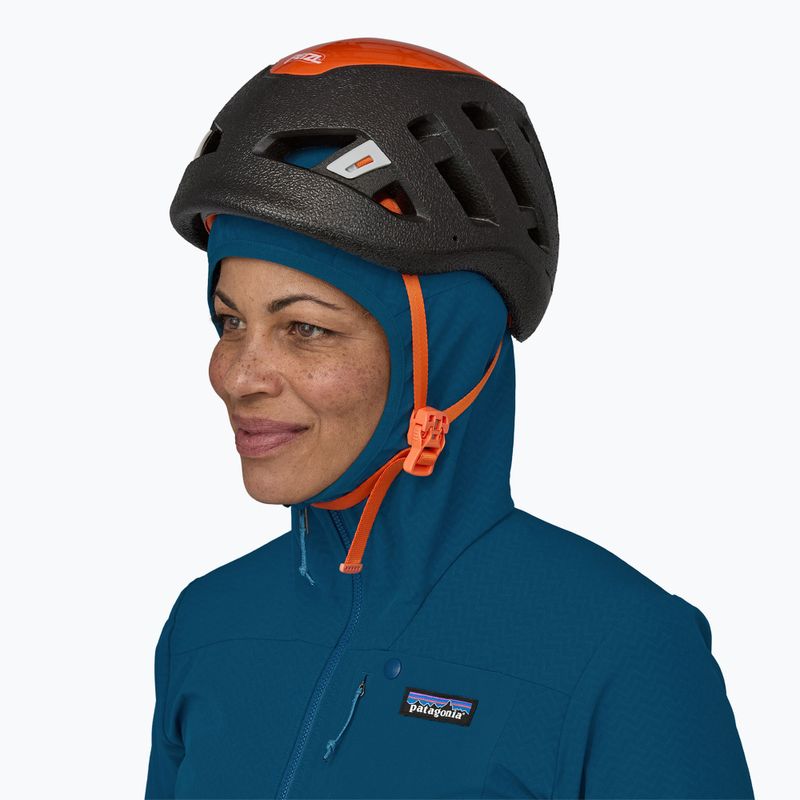 Куртка софтшелл жіноча Patagonia R1 CrossStrata Hoody lagom blue 4