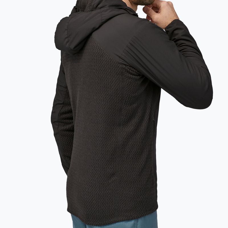 Куртка гібридна чоловіча Patagonia Nano-Air Light Hybrid Hoody black 4
