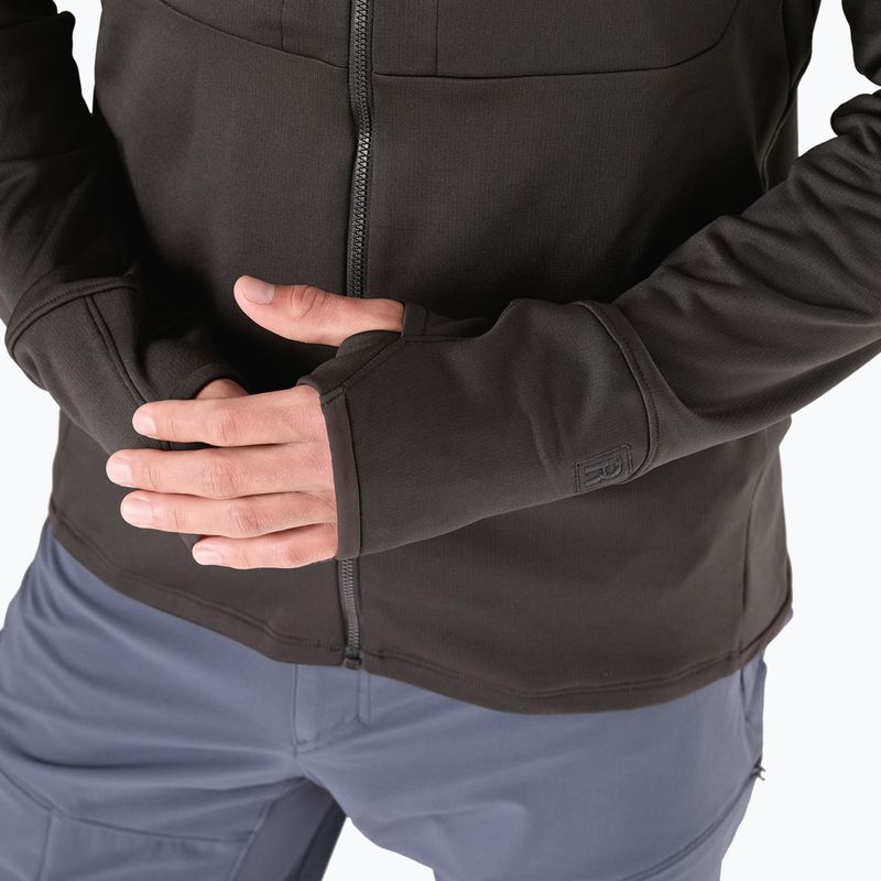 Кофта трекінгова чоловіча Patagonia R1 Thermal Full Zip Hoody black 4