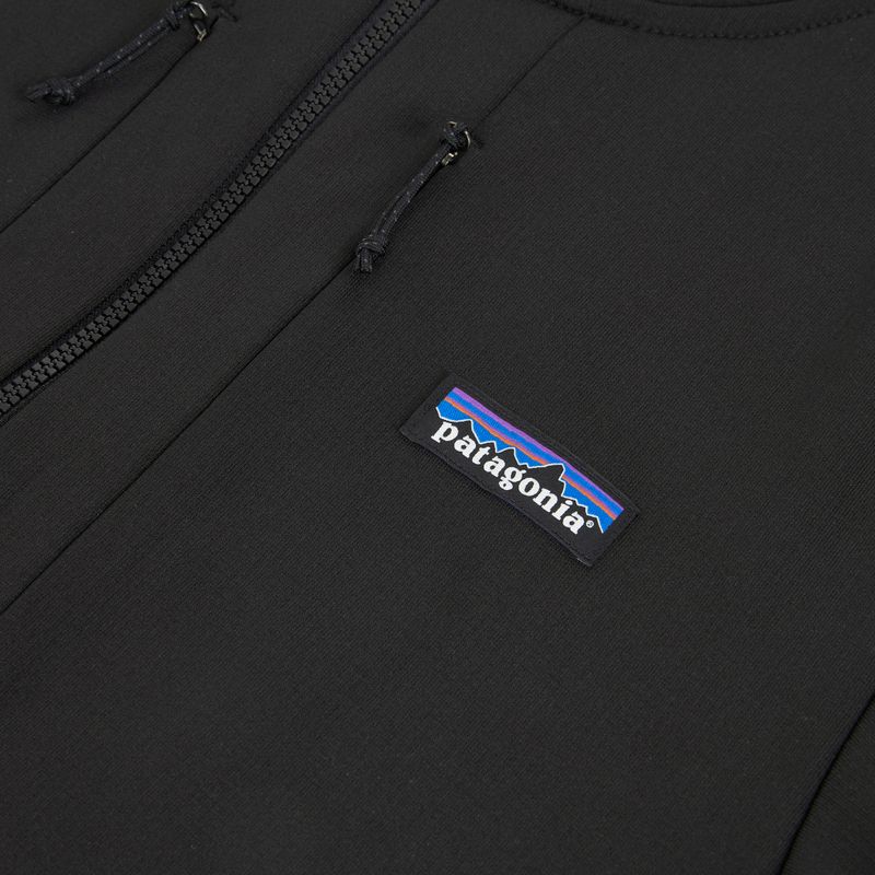 Кофта трекінгова чоловіча Patagonia R1 Thermal Full Zip Hoody black 3