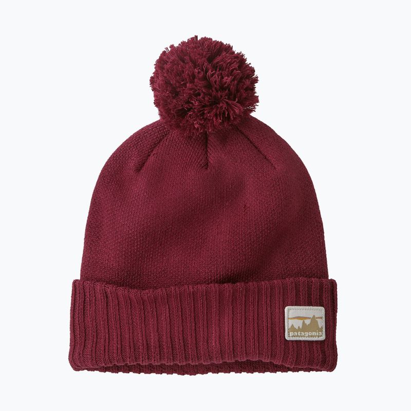 Шапка зимова Patagonia Powder Town Beanie '73 skyline/carmine red