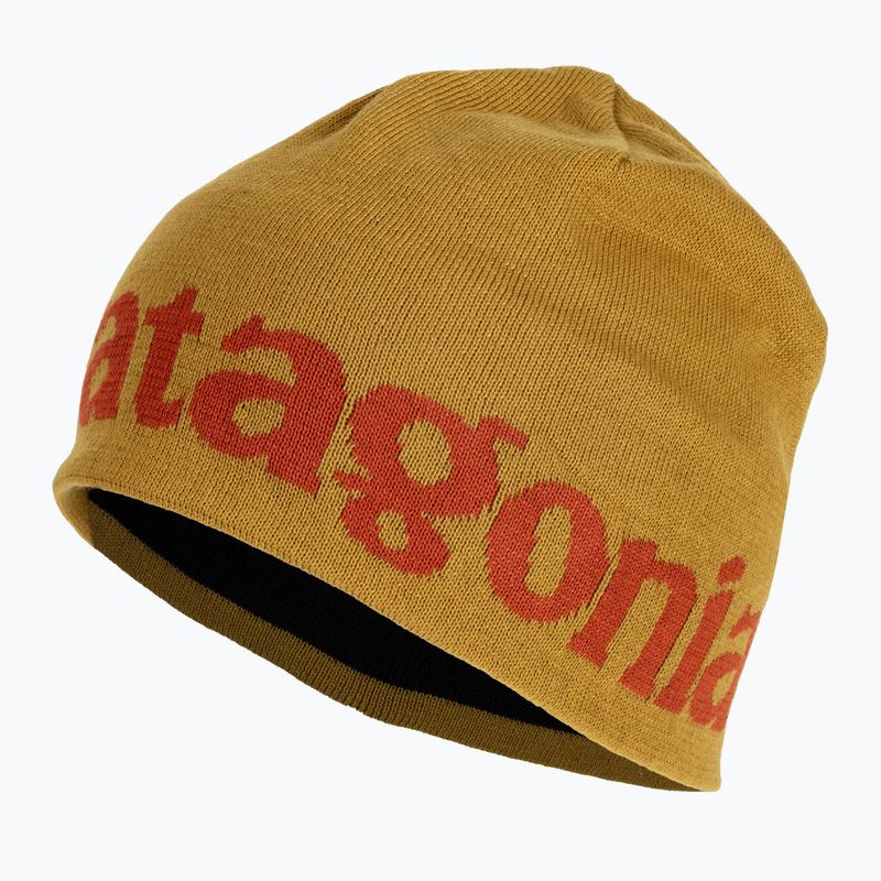 Шапка трекінгова Patagonia Beanie logo belwe / cosmic gold 3