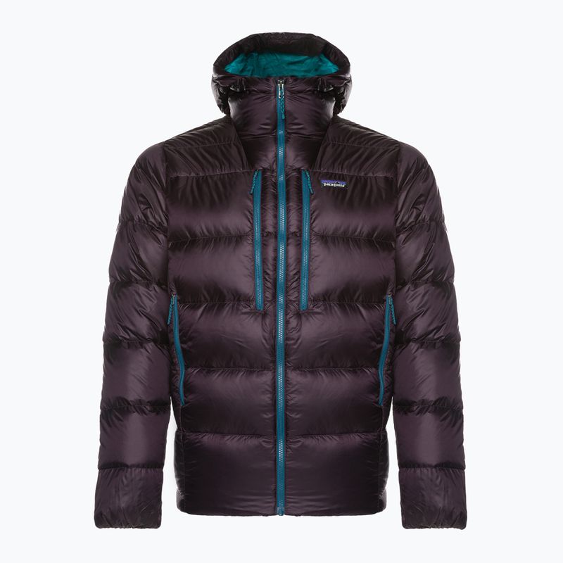 Чоловіча куртка Patagonia Fitz Roy Down Hoody обсидіаново-сливового кольору