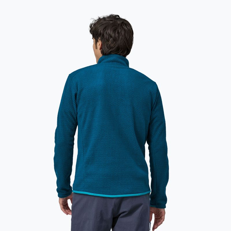 Кофта флісова чоловіча Patagonia R1 Air Zip Neck lagom blue 2