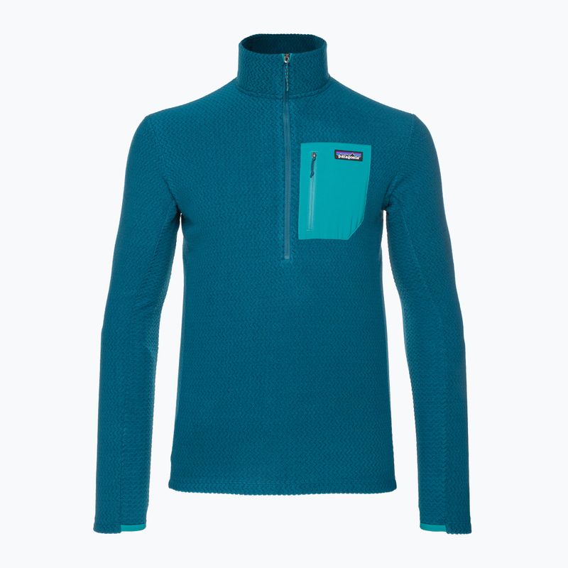 Кофта флісова чоловіча Patagonia R1 Air Zip Neck lagom blue 3