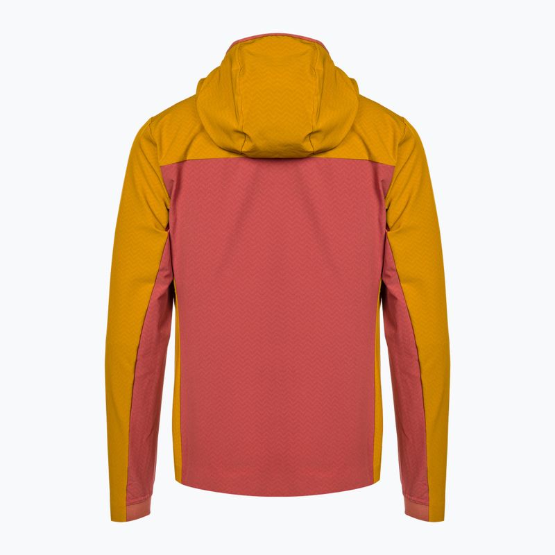 Куртка софтшелл жіноча Patagonia R1 CrossStrata Hoody burl red 2