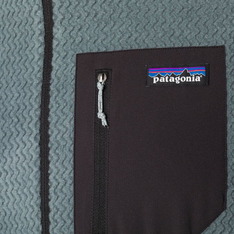 Кофта флісова чоловіча Patagonia R1 Air Zip Neck nouveau green 6