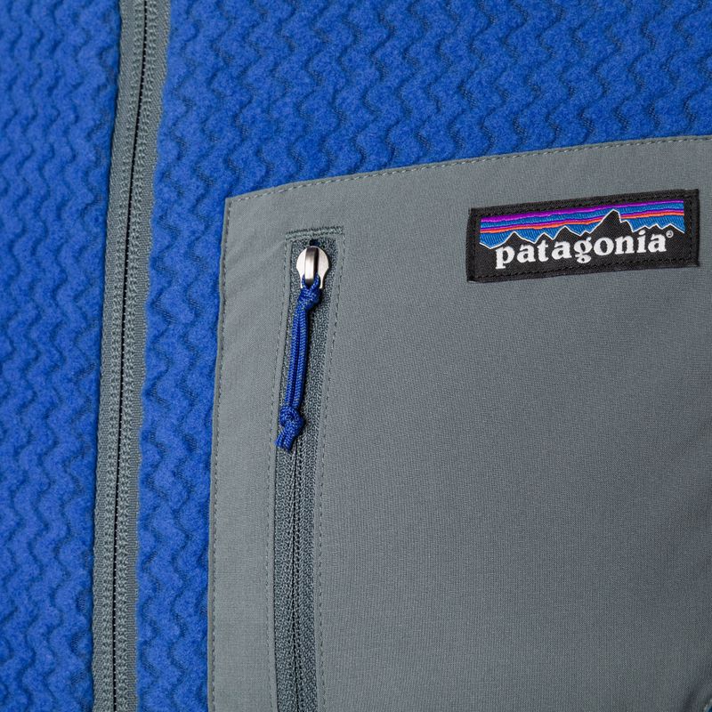 Кофта флісова чоловіча Patagonia R1 Air Full-Zip passage blue 5