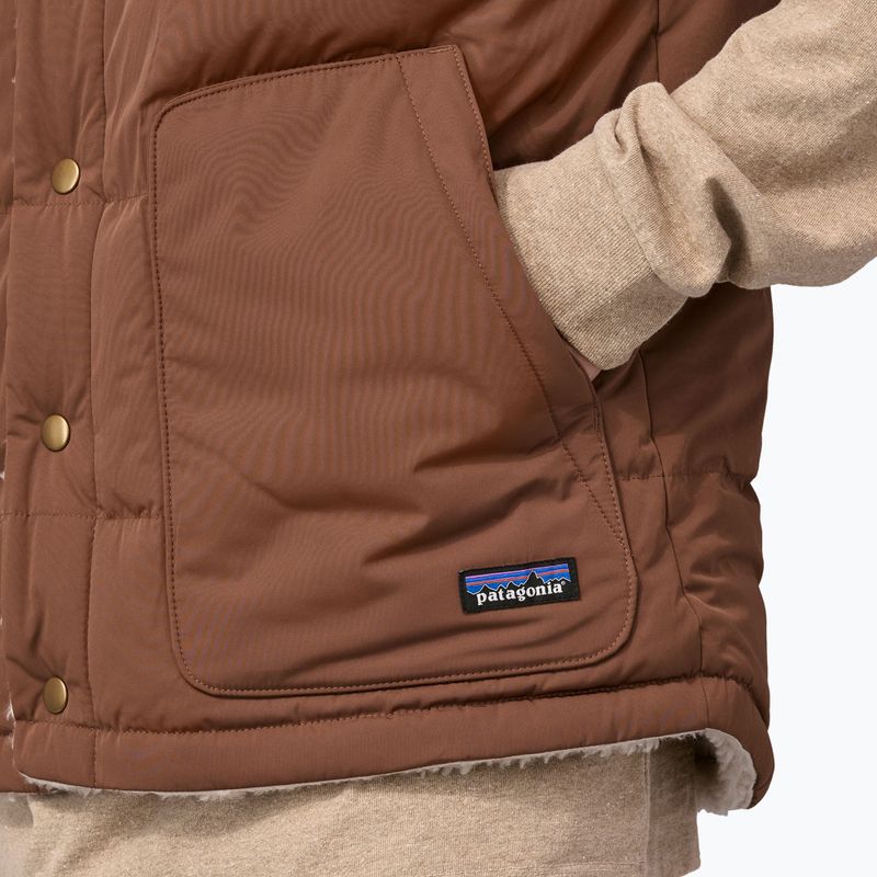 Жилетка чоловіча Patagonia Reversible Bivy Down moose brown 3