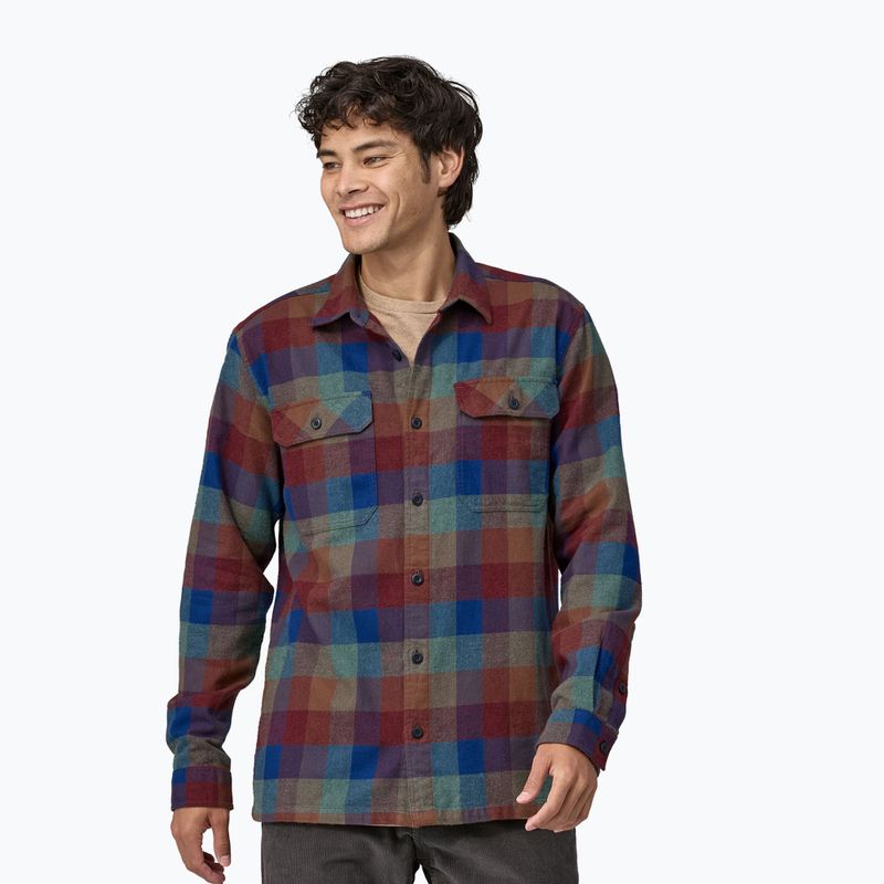 Сорочка чоловіча Patagonia Organic Cotton MW Fjord Flannel guides/superior blue