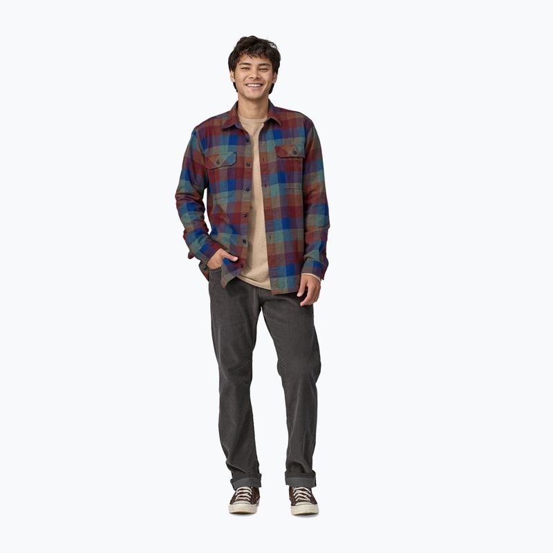 Сорочка чоловіча Patagonia Organic Cotton MW Fjord Flannel guides/superior blue 3