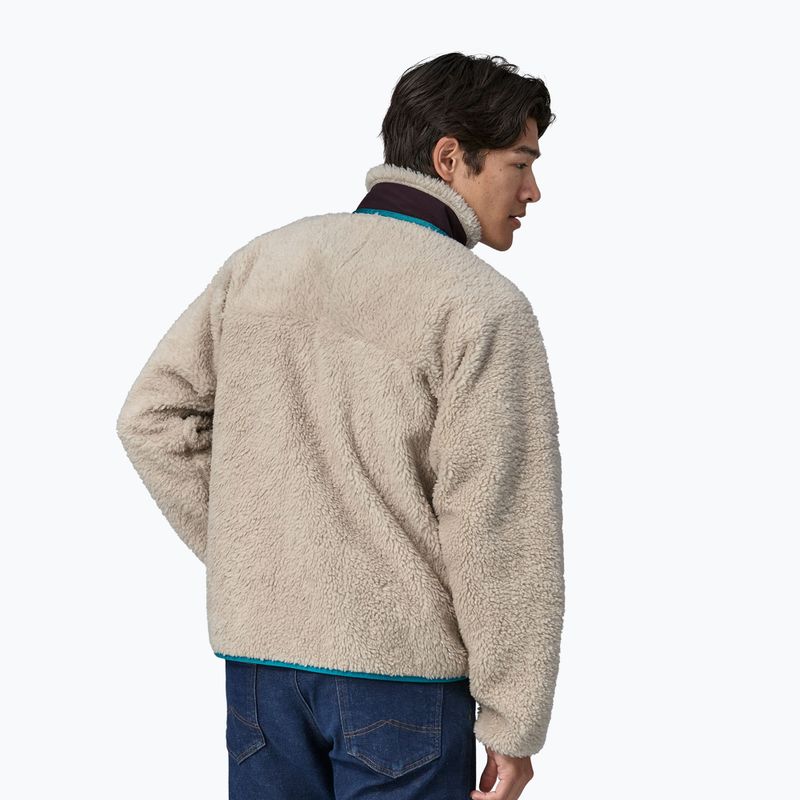 Кофта флісова чоловіча Patagonia Classic Retro-X natural w/obsidian plum 2