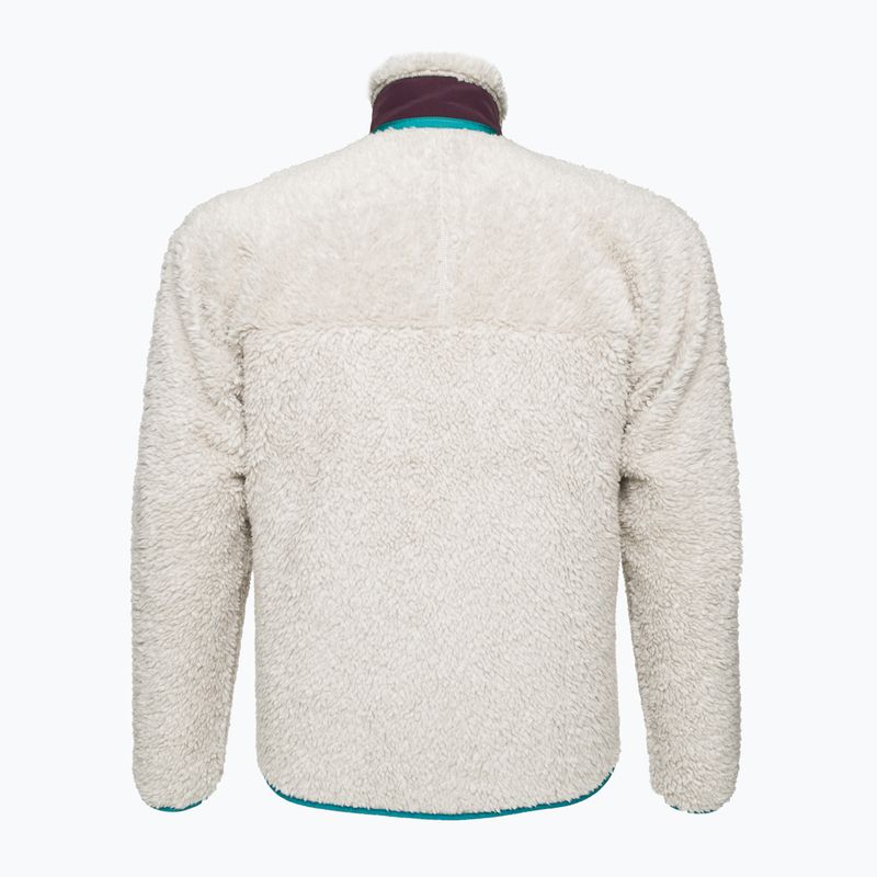 Кофта флісова чоловіча Patagonia Classic Retro-X natural w/obsidian plum 4