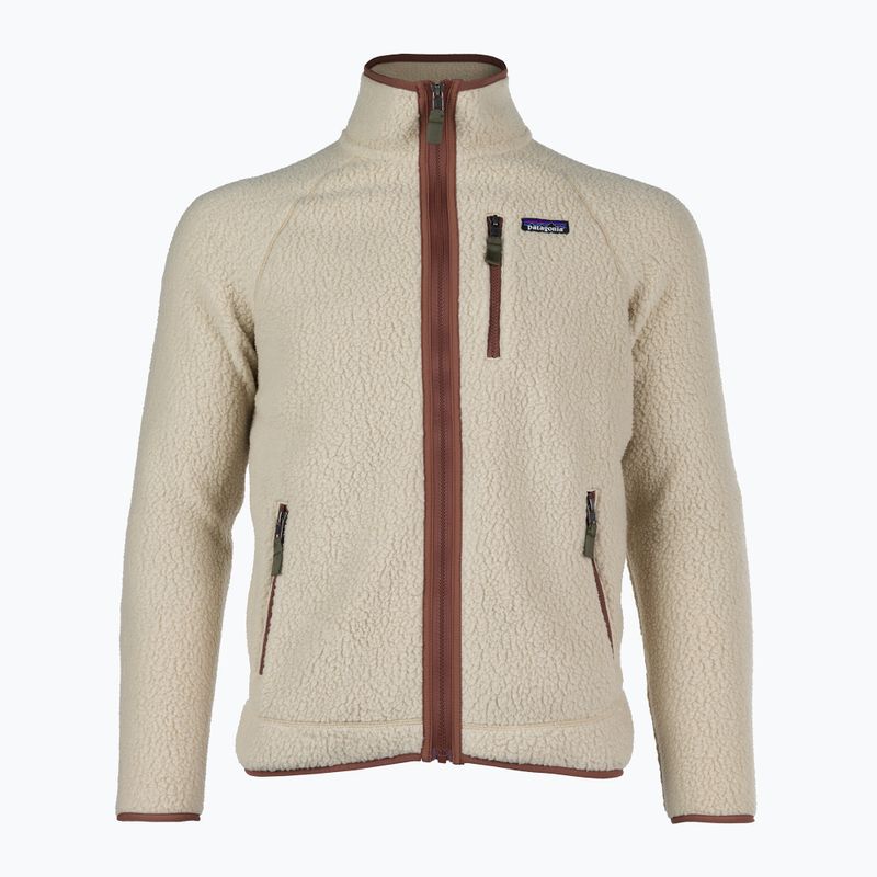 Кофта флісова чоловіча Patagonia Retro Pile el cap khaki w/sisu brown 7