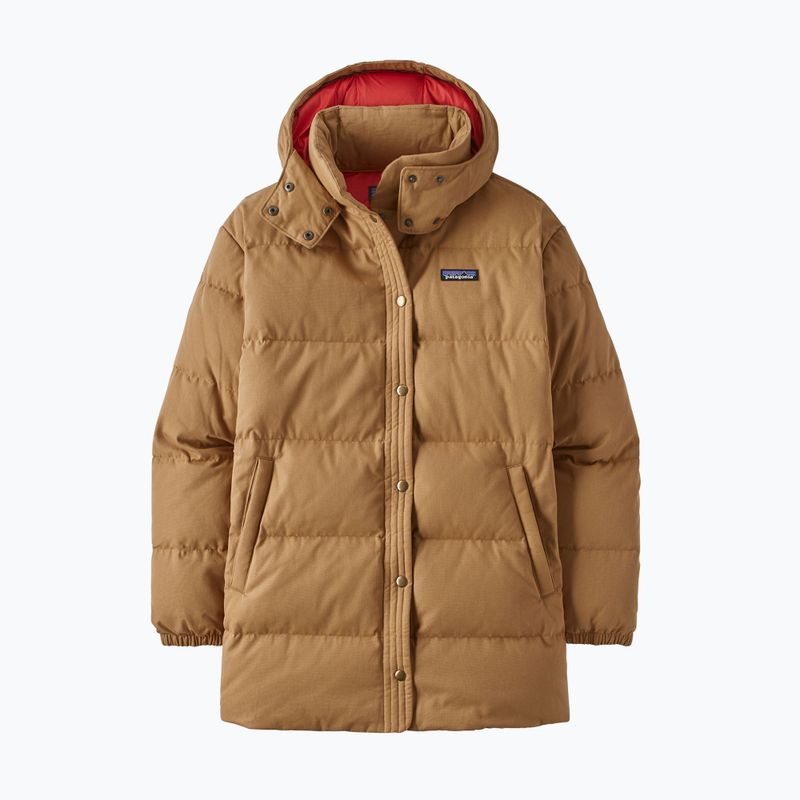 Пуховик жіночий Patagonia Cotton Down Parka nest brown 14