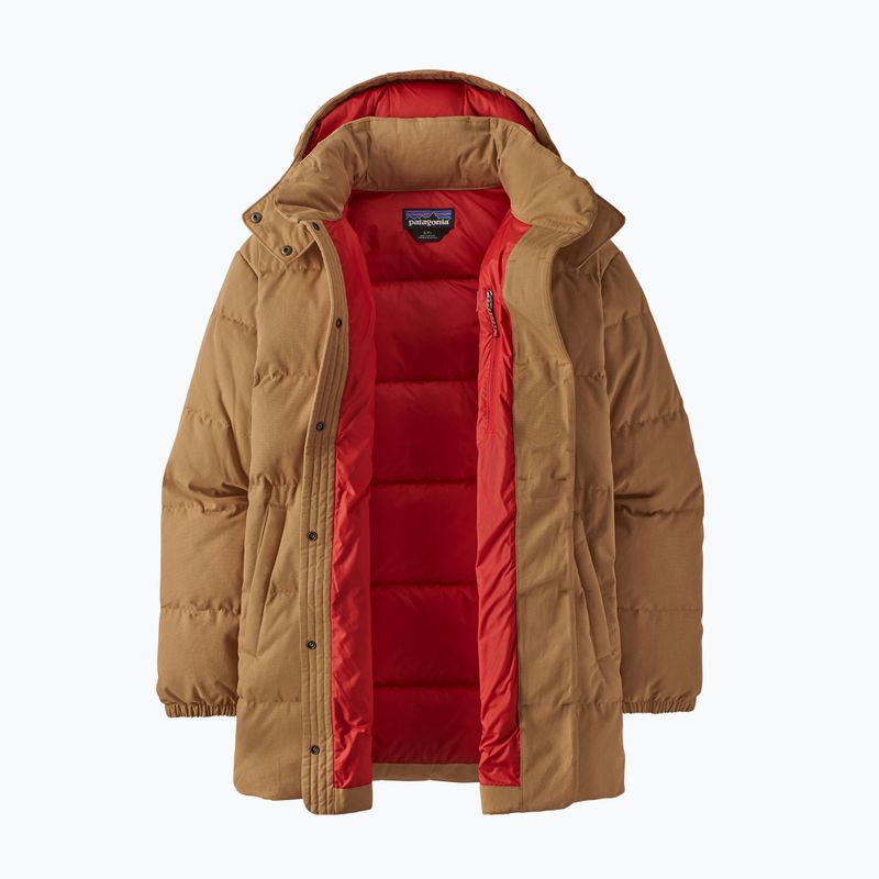 Пуховик жіночий Patagonia Cotton Down Parka nest brown 15