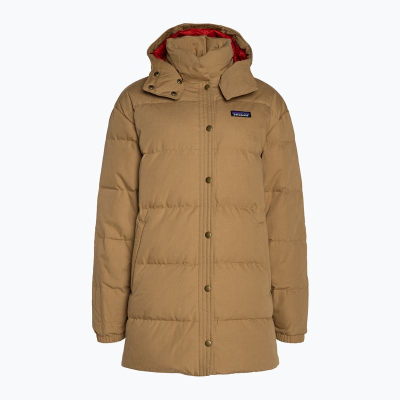 Пуховик жіночий Patagonia Cotton Down Parka nest brown 8