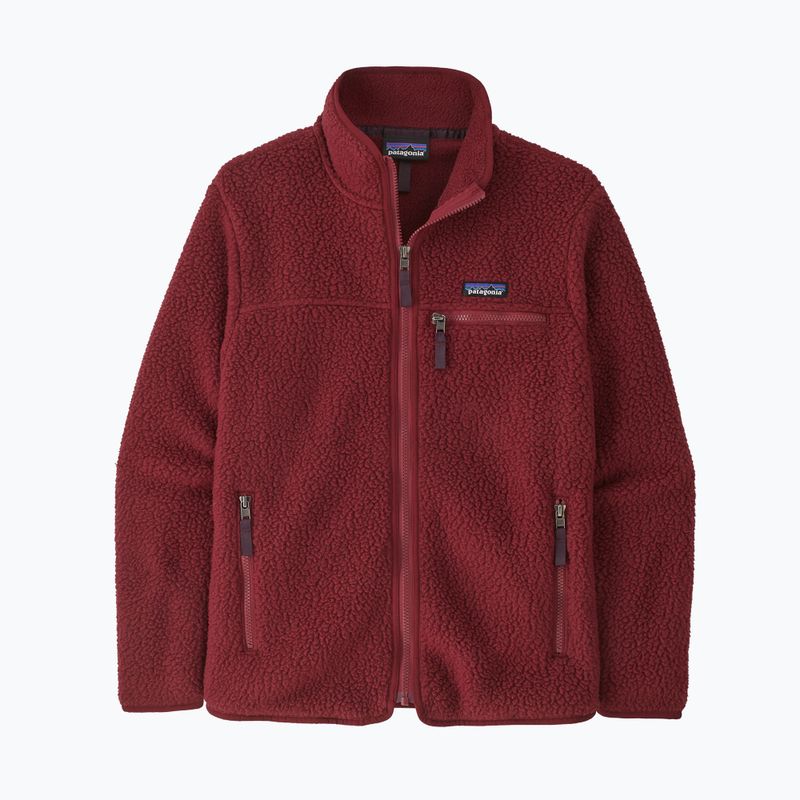 Кофта флісова жіноча Patagonia Retro Pile carmine red 4