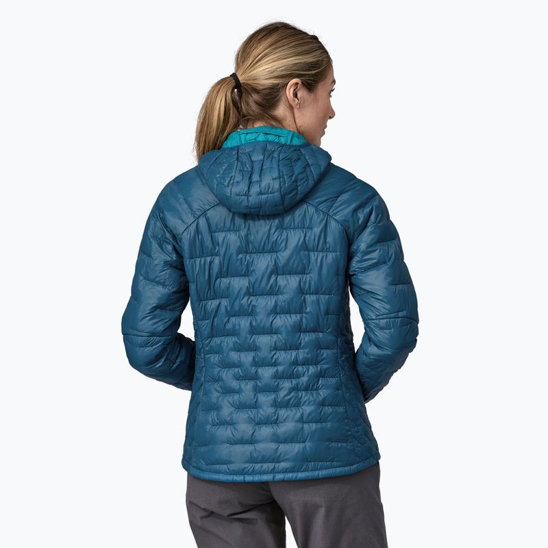 Жіноча утеплена куртка Patagonia Micro Puff Hoody lagom blue 2