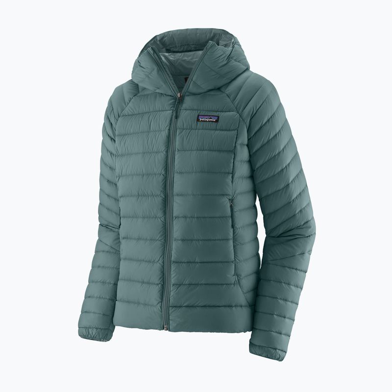 Пуховик жіночий Patagonia Down Sweater Hoody nouveau green 5