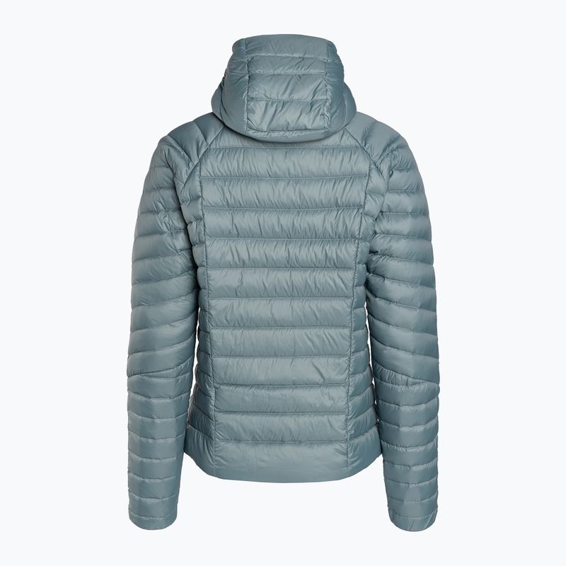 Пуховик жіночий Patagonia Down Sweater Hoody nouveau green 2