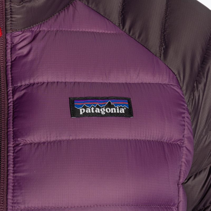 Пуховик жіночий Patagonia Down Sweater night plum 3