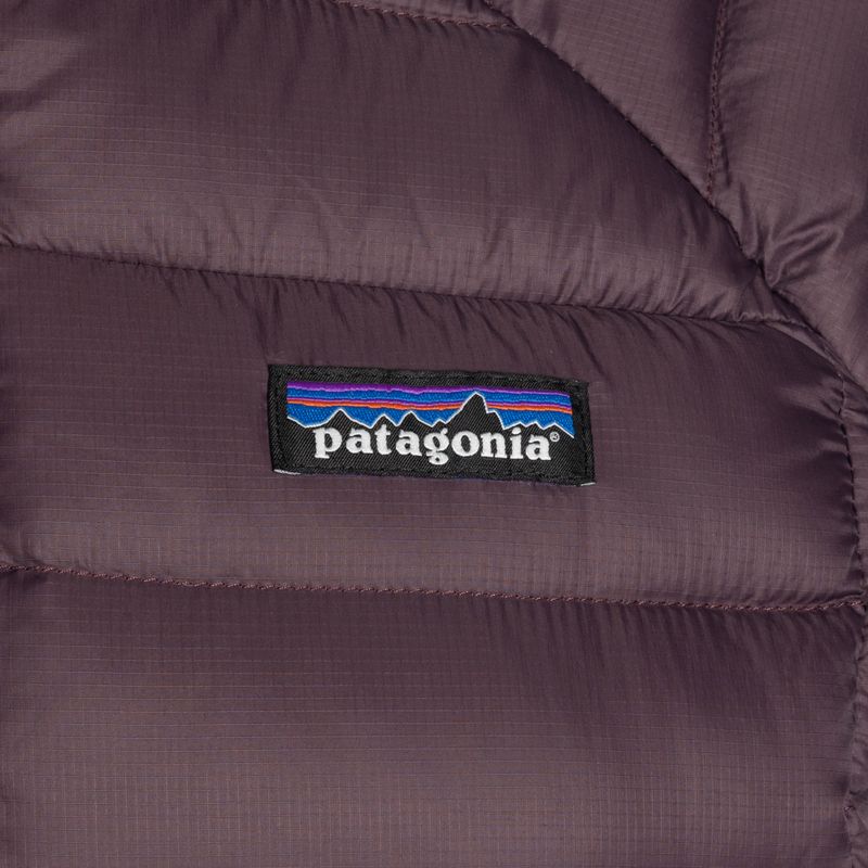 Пуховик жіночий Patagonia Down Sweater Hoody obsidian plum 6