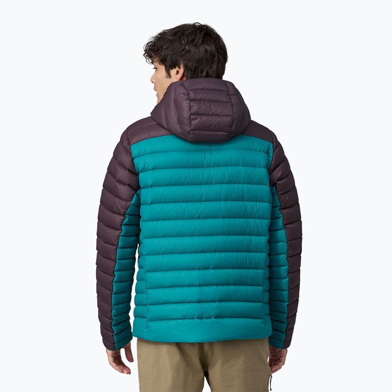 Пуховик чоловічий Patagonia Down Sweater Hoody belay blue 2