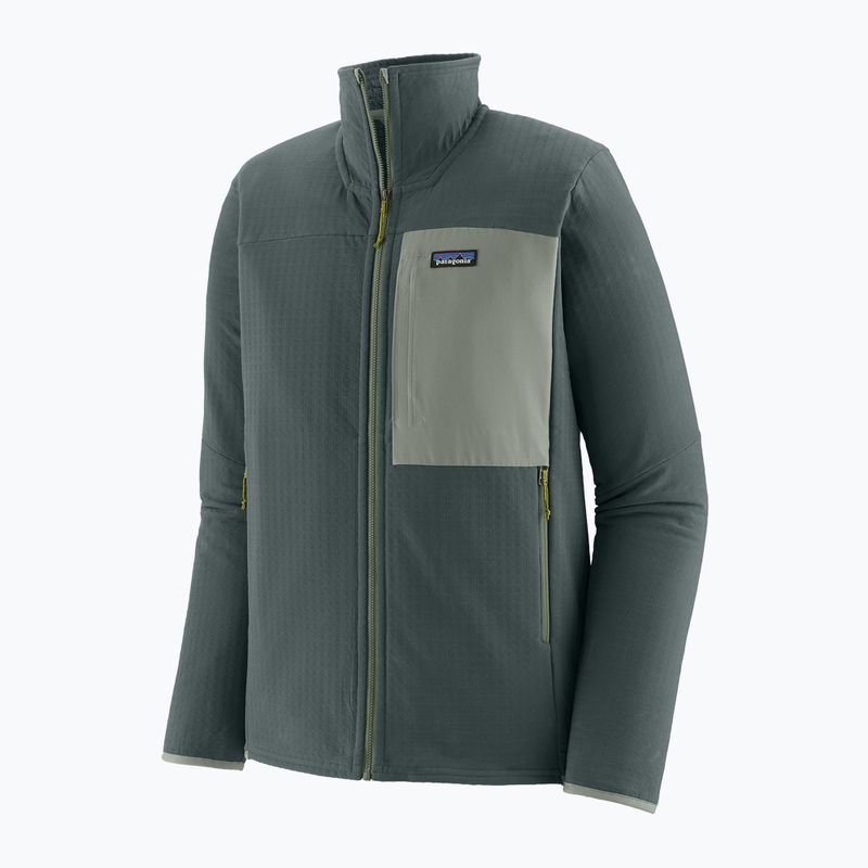 Чоловіча софтшелл-куртка Patagonia R2 TechFace nouveau green 10