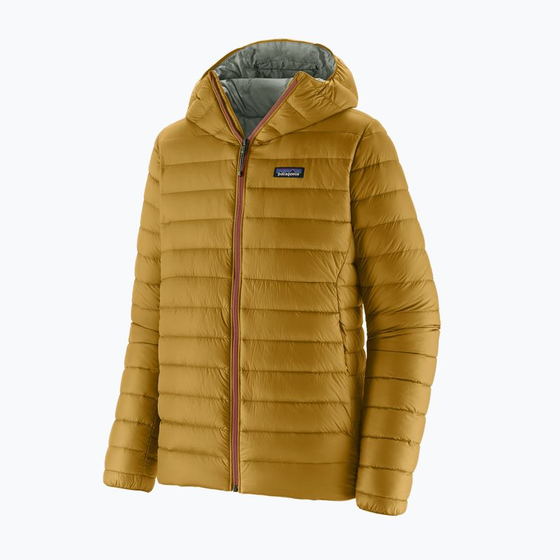 Пуховик чоловічий Patagonia Down Sweater Hoody cosmic gold 5