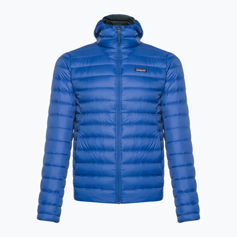 Пуховик чоловічий Patagonia Down Sweater Hoody passage blue 3