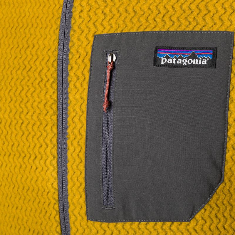 Кофта флісова чоловіча Patagonia R1 Air Full-Zip cosmic gold 3