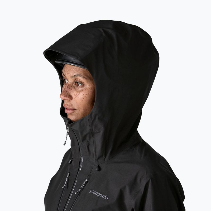 Жіноча дощовик Patagonia Triolet чорний 5