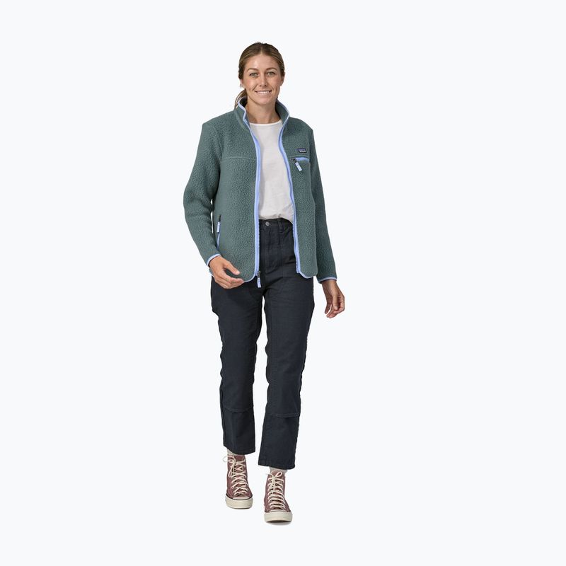 Кофта флісова жіноча Patagonia Retro Pile nouveau green 3